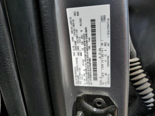 Aukcja sprzedaży 2020 Ford F150 Supercrew, vin: 1FTEW1C53LFA97083, numer aukcji: 65454913