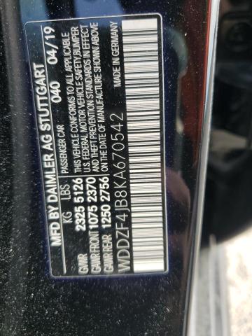 Aukcja sprzedaży 2019 Mercedes-benz E 300, vin: WDDZF4JB8KA670542, numer aukcji: 62981853