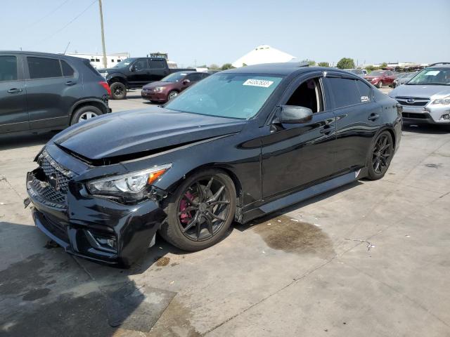 2018 Infiniti Q50 Luxe მანქანა იყიდება აუქციონზე, vin: JN1EV7AP7JM365039, აუქციონის ნომერი: 64352833