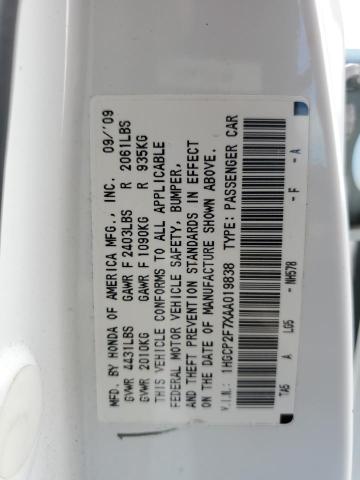 Продаж на аукціоні авто 2010 Honda Accord Ex, vin: 1HGCP2F7XAA019838, номер лоту: 63505183
