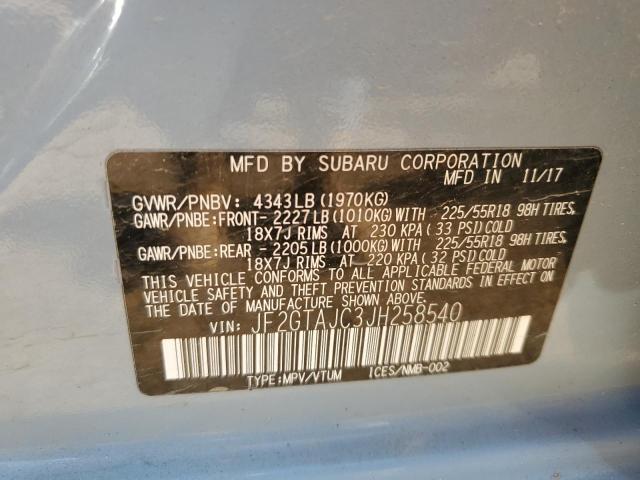 Продажа на аукционе авто 2018 Subaru Crosstrek Limited, vin: JF2GTAJC3JH258540, номер лота: 63721833