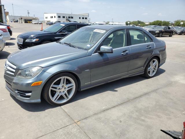 62616433 :رقم المزاد ، WDDGF4HB3CA598437 vin ، 2012 Mercedes-benz C 250 مزاد بيع