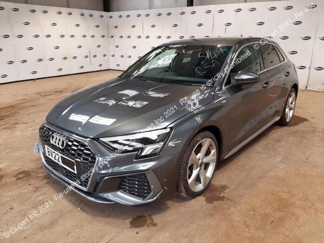 WAUZZZGY3NA054940, 2022 Audi A3 S Line on Copart UK