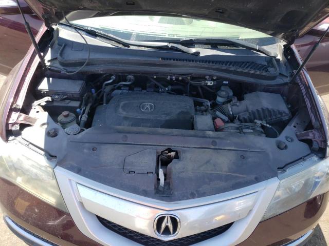 62687093 :رقم المزاد ، 2HNYD2H31CH520560 vin ، 2012 Acura Mdx Technology مزاد بيع