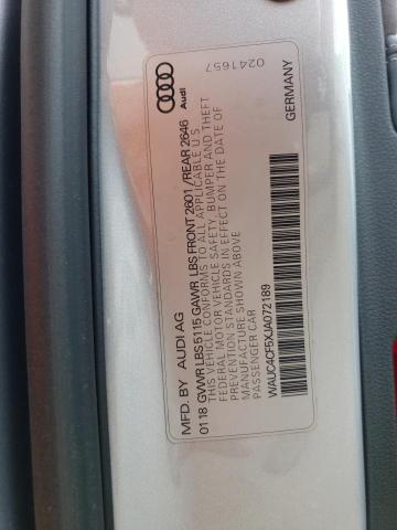 Aukcja sprzedaży 2018 Audi S5 Prestige, vin: WAUC4CF5XJA072189, numer aukcji: 62504793