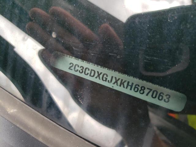 62002573 :رقم المزاد ، 2C3CDXGJXKH687063 vin ، 2019 Dodge Charger Scat Pack مزاد بيع