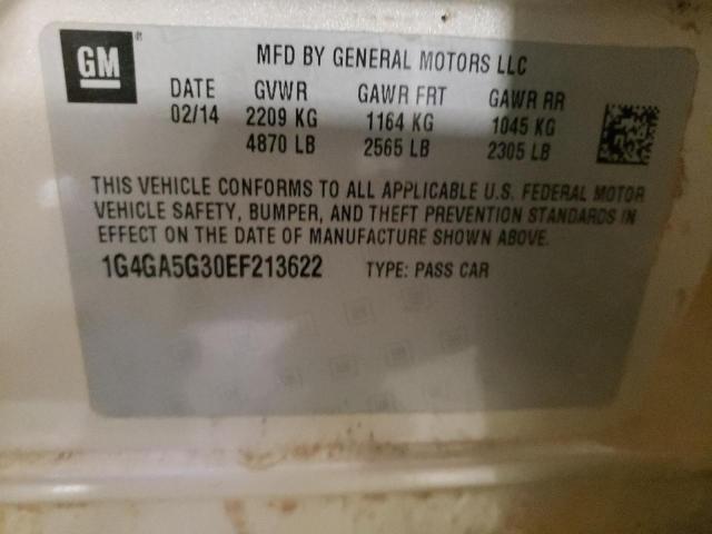 Aukcja sprzedaży 2014 Buick Lacrosse, vin: 1G4GA5G30EF213622, numer aukcji: 63095053