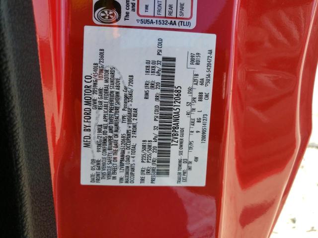 2010 Ford Mustang მანქანა იყიდება აუქციონზე, vin: 1ZVBP8AN0A5120685, აუქციონის ნომერი: 63660783