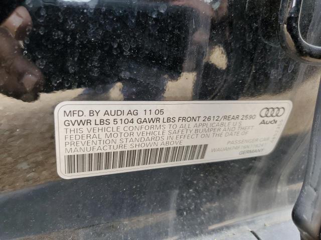 63250823 :رقم المزاد ، WAUAH74F16N116241 vin ، 2006 Audi A6 3.2 مزاد بيع