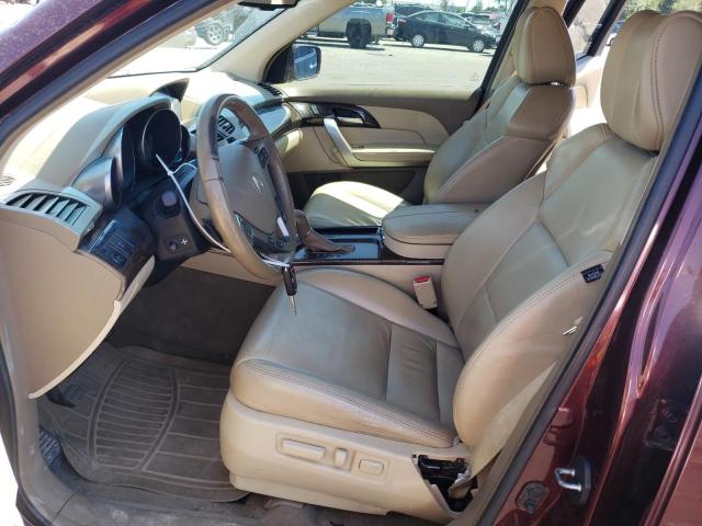 62687093 :رقم المزاد ، 2HNYD2H31CH520560 vin ، 2012 Acura Mdx Technology مزاد بيع