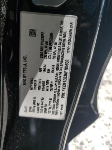 Продажа на аукционе авто 2022 Tesla Model 3, vin: 5YJ3E1EB3NF185538, номер лота: 63488333