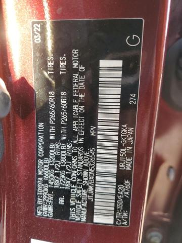 2022 Lexus Gx 460 მანქანა იყიდება აუქციონზე, vin: JTJAM7BX0N5326545, აუქციონის ნომერი: 65197633