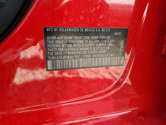 Продажа на аукционе авто 2015 Volkswagen Jetta Tdi, vin: 3VWLA7AJ6FM331761, номер лота: 66288133