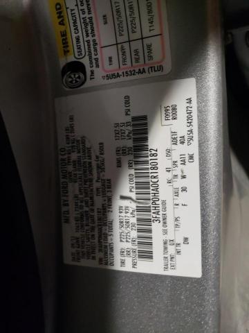 Продаж на аукціоні авто 2012 Ford Fusion Se, vin: 3FAHP0HA0CR180182, номер лоту: 62140343