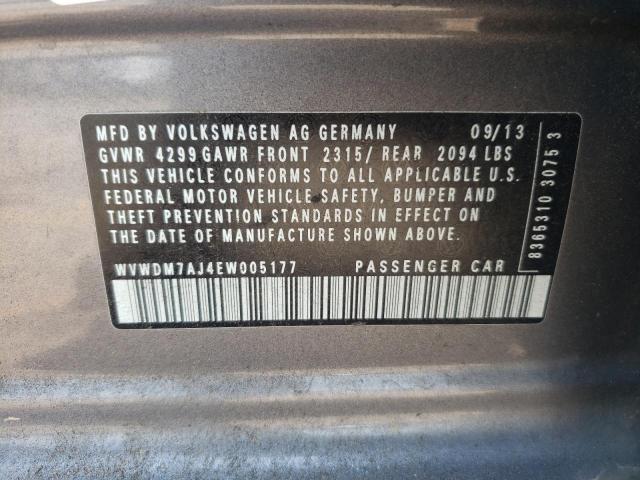 Продаж на аукціоні авто 2014 Volkswagen Golf, vin: WVWDM7AJ4EW005177, номер лоту: 63882673
