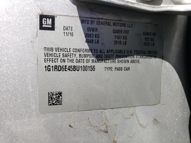 Aukcja sprzedaży 2011 Chevrolet Volt, vin: 1G1RD6E45BU100156, numer aukcji: 64582763