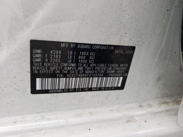 Aukcja sprzedaży 2023 Subaru Impreza, vin: 4S3GTAB66P3708386, numer aukcji: 63012113