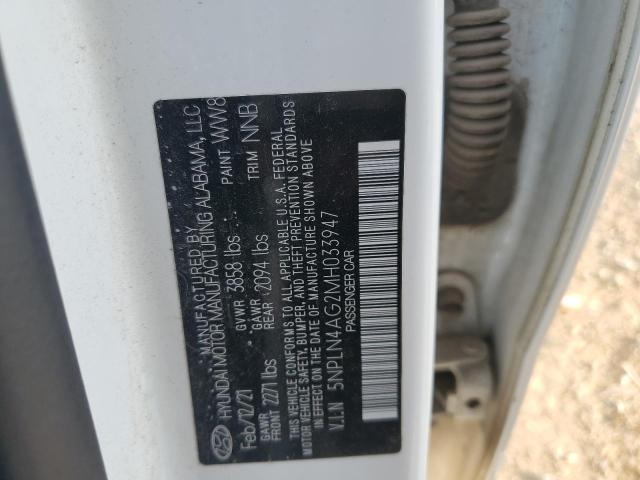 Продажа на аукционе авто 2021 Hyundai Elantra Sel, vin: 5NPLN4AG2MH033947, номер лота: 65259583