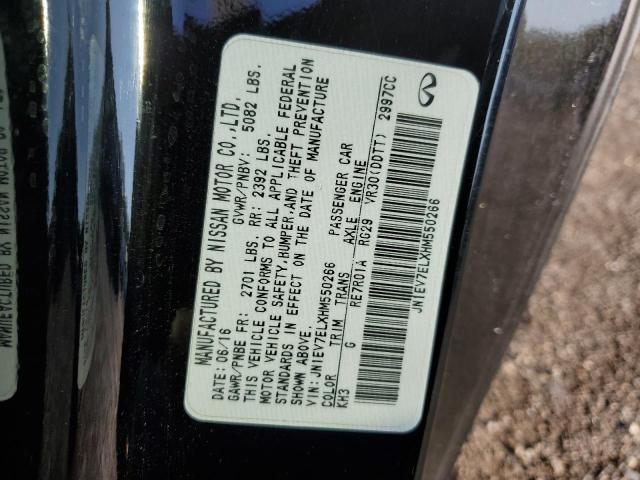 Aukcja sprzedaży 2017 Infiniti Q60 Premium, vin: JN1EV7ELXHM550266, numer aukcji: 63615573