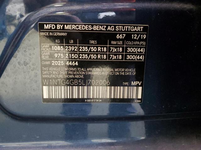 Aukcja sprzedaży 2020 Mercedes-benz Gla 250 4matic, vin: W1NTG4GB5LJ702006, numer aukcji: 63633123