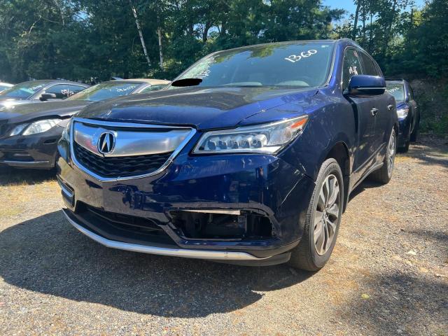 65497823 :رقم المزاد ، 5FRYD4H43GB015561 vin ، 2016 Acura Mdx Technology مزاد بيع