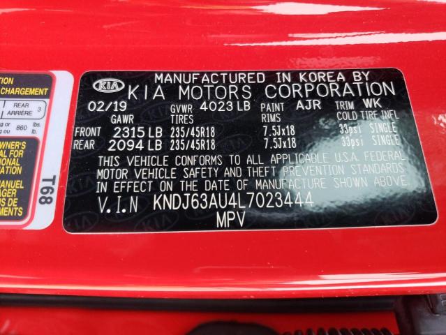 Продаж на аукціоні авто 2020 Kia Soul Gt Line, vin: KNDJ63AU4L7023444, номер лоту: 63747143