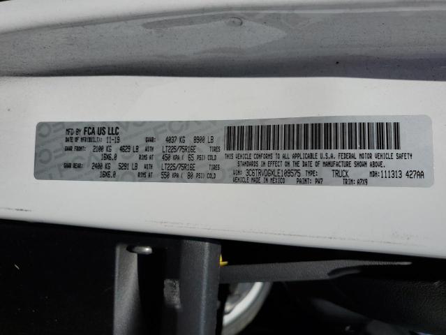 Продаж на аукціоні авто 2020 Ram Promaster 2500 2500 High, vin: 3C6TRVDGXLE109575, номер лоту: 61125243