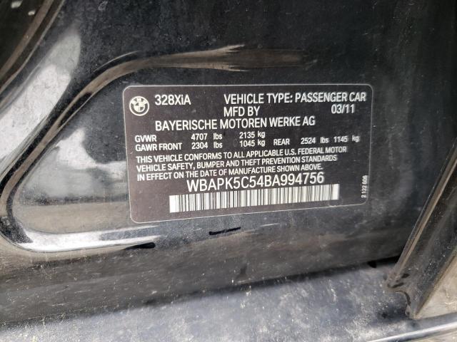 Aukcja sprzedaży 2011 Bmw 328 Xi Sulev, vin: WBAPK5C54BA994756, numer aukcji: 63708423