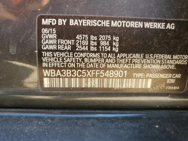 63043553 :رقم المزاد ، WBA3B3C5XFF548901 vin ، 2015 Bmw 328 Xi مزاد بيع