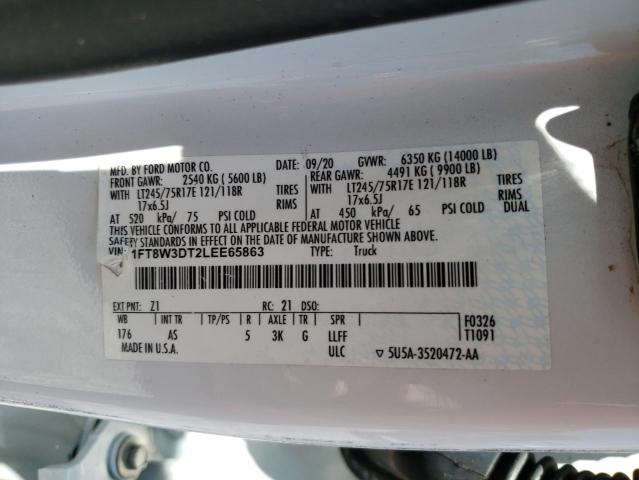 Продажа на аукционе авто 2020 Ford F350 Super Duty, vin: 1FT8W3DT2LEE65863, номер лота: 62114443
