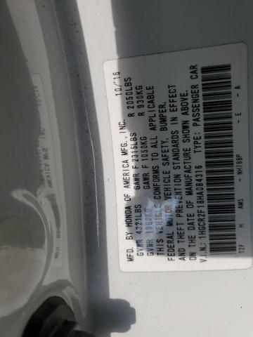 Aukcja sprzedaży 2017 Honda Accord Sport Special Edition, vin: 1HGCR2F18HA084316, numer aukcji: 61308623