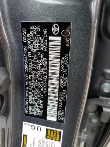 2020 Toyota Prius Prime Le მანქანა იყიდება აუქციონზე, vin: JTDKARFP0L3152569, აუქციონის ნომერი: 64357213