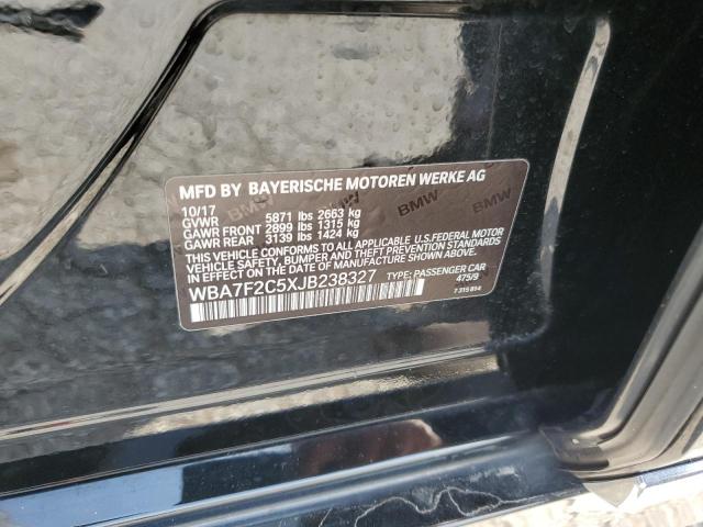 63304553 :رقم المزاد ، WBA7F2C5XJB238327 vin ، 2018 Bmw 750 Xi مزاد بيع