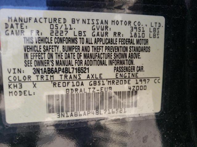 Aukcja sprzedaży 2011 Nissan Sentra 2.0, vin: 3N1AB6AP4BL716521, numer aukcji: 64069883