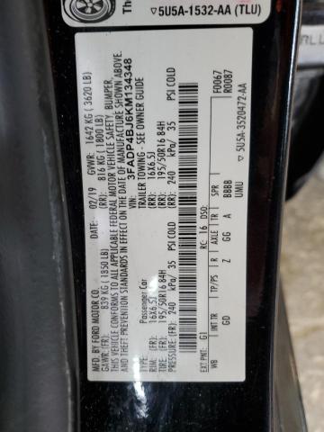 Aukcja sprzedaży 2019 Ford Fiesta Se, vin: 3FADP4BJ6KM134348, numer aukcji: 63571693