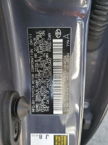 Продаж на аукціоні авто 2011 Toyota Prius, vin: JTDKN3DU6B0303442, номер лоту: 67358304