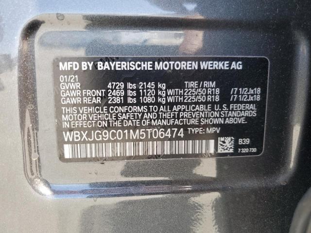 Продаж на аукціоні авто 2021 Bmw X1 Xdrive2, vin: WBXJG9C01M5T06474, номер лоту: 69392314