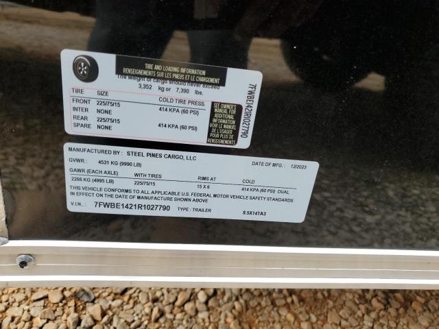 Продажа на аукционе авто 2024 Pines Trailer, vin: 7FWBE1421R1027790, номер лота: 66587304