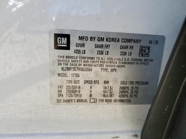 Продаж на аукціоні авто 2021 Chevrolet Trailblazer, vin: KL79MTSL7MB020564, номер лоту: 67570304