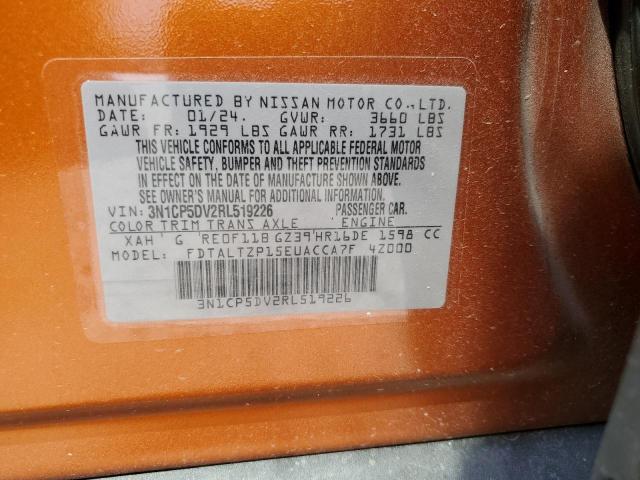 66412364 :رقم المزاد ، 3N1CP5DV2RL519226 vin ، 2024 Nissan Kicks مزاد بيع
