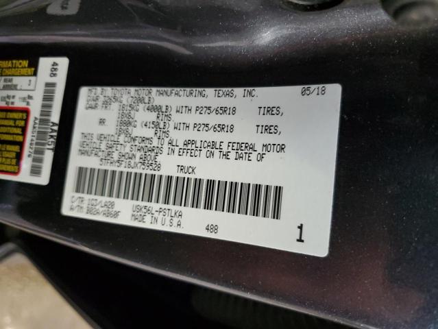 Продажа на аукционе авто 2018 Toyota Tundra, vin: 5TFHY5F18JX759528, номер лота: 67921964