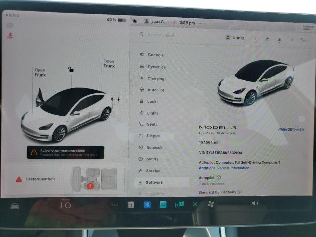 Aukcja sprzedaży 2019 Tesla Model 3, vin: 5YJ3E1EA5KF332994, numer aukcji: 69817325