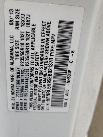 Aukcja sprzedaży 2014 Honda Odyssey To, vin: 5FNRL5H95EB021370, numer aukcji: 68317295
