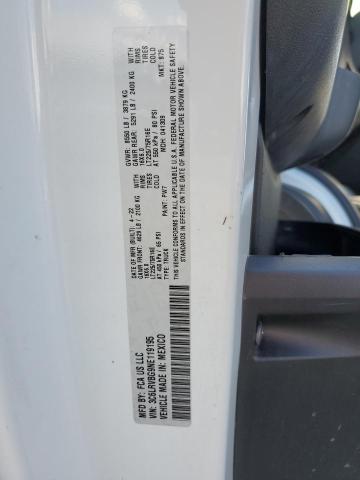 2022 Ram Promaster 1500 მანქანა იყიდება აუქციონზე, vin: 3C6LRVBG9NE119195, აუქციონის ნომერი: 58473925