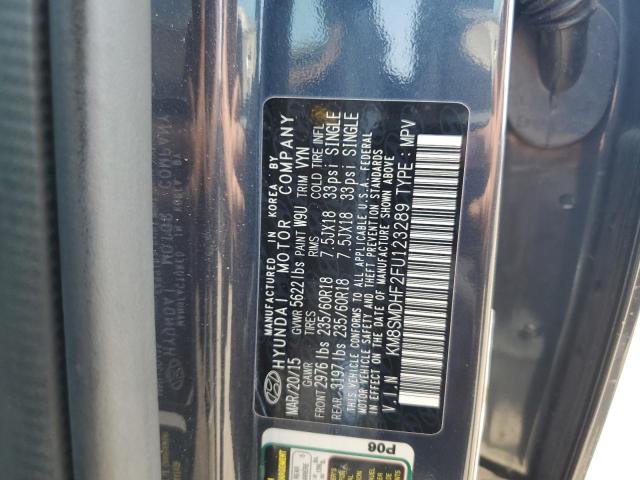 Продажа на аукционе авто 2015 Hyundai Santa Fe, vin: KM8SMDHF2FU123289, номер лота: 68011005