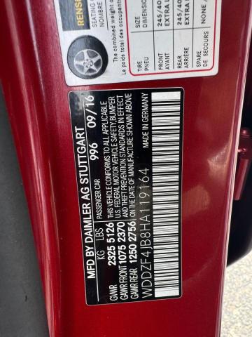 Aukcja sprzedaży 2017 Mercedes-benz E 300, vin: WDDZF4JB8HA119164, numer aukcji: 69884935