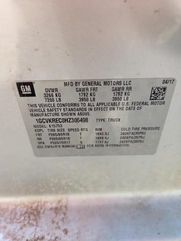 69444875 :رقم المزاد ، 1GCVKREC0HZ306498 vin ، 2017 Chevrolet Silverado مزاد بيع