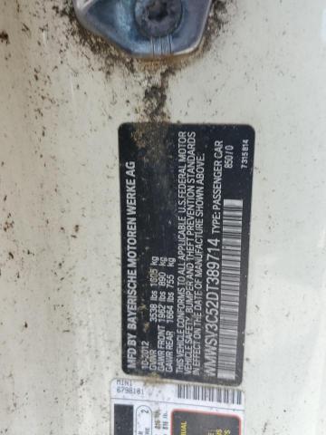 69237535 :رقم المزاد ، WMWSV3C52DT389714 vin ، 2013 Mini Cooper S مزاد بيع