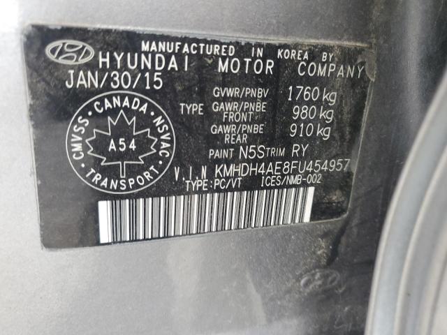 Aukcja sprzedaży 2015 Hyundai Elantra, vin: KMHDH4AE8FU454957, numer aukcji: 69641055