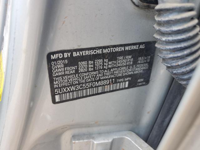 68917935 :رقم المزاد ، 5UXXW3C55F0M88911 vin ، 2015 Bmw X4 Xdrive2 مزاد بيع